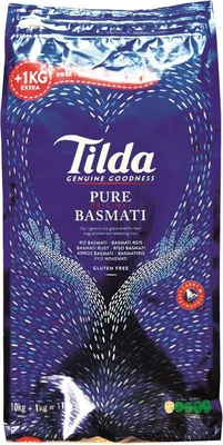 Image de Riz Tilda Basmati, 10 kg + 1 kg = 11 kg