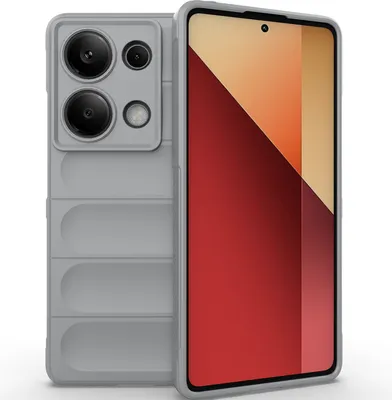 Produktbild von Handyhülle für Xiaomi Redmi Note 13 Pro 4G Weich TPU Silikon Stossfest Anti-rutsch Hülle Grau