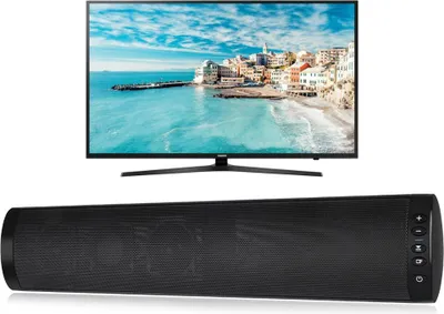 Image de Haut-parleur sans fil Bluetooth Barre de son murale Barre de son Home Cinéma Musique stéréo Support TF USB Pour PC