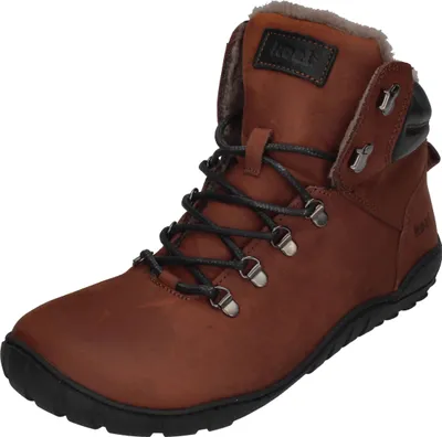 Produktbild von KOEL Herrenschuhe Barefoot Boots - PORTER LAMBSWOOL - chocolate, Größe:43 EU