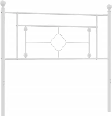Produktbild von vidaXL Ersatz-Kopfteil Metall Weiß 107 cm