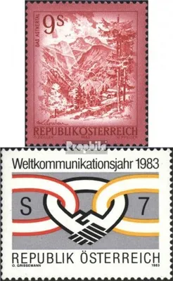 Produktbild von Briefmarken Österreich 1982 Mi 1730,1731 (kompl.Ausg.) postfrisch Freimarken