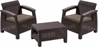 Produktbild von Allibert Corfu Weekend 2+1 braun / beige