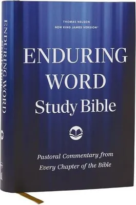 Immagine prodotto di Enduring Word Study Bible: Pastoral Commentary from Every Chapter of the Bible (NKJV, Hardcover, Red Letter, Comfort Print)