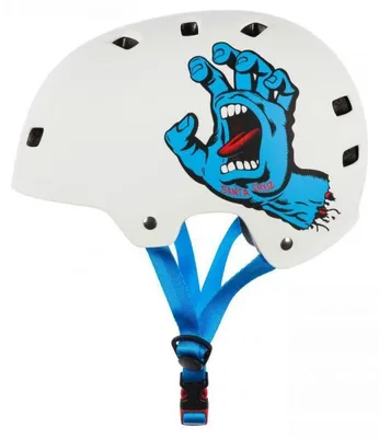 Zdjęcie produktu dla HELMA BULLET x Santa Cruz Screaming Hand – biała – 54/57