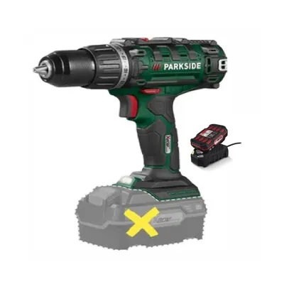 Produktbild von PARKSIDE 20 V Akku-Bohrschrauber PABS 20-Li I9, mit Akku & Ladegerät
