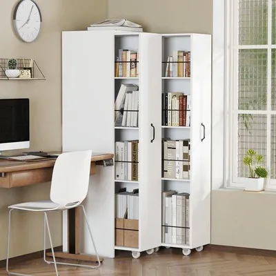 Immagine prodotto di Scaffale estensibile - Estraibile - Ruote - MDF - Portata 20 kg