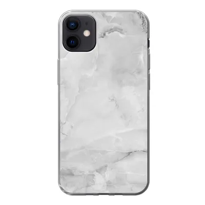 Produktbild von MuchoWow® Handyhülle Schutzhülle Hülle für iPhone 12 mini Marmor - Stein - Weiß - Grau - Marmoroptik Silikon Softcase Handy Hülle - Bild