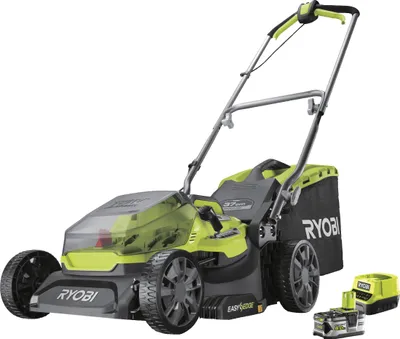 Produktbild von Ryobi RY18LMX37A-0 Bürstenloser Rasenmäher, 18 V, ONE+ Akku, 37 cm, 20–70 mm, Kit 5,0 Ah