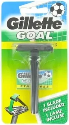 Obrázek produktu pro Gillette Goal sada na holení - Nerezová ocel - Odolná a ostrá - 1 žiletka - 1 kus