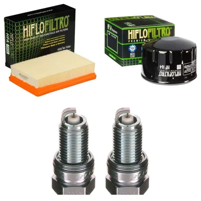 Immagine prodotto di Kit di manutenzione per BMW R 1250 GS ABS 2020: filtro aria, filtro olio, candele di accensione di pamoto - Nuovo