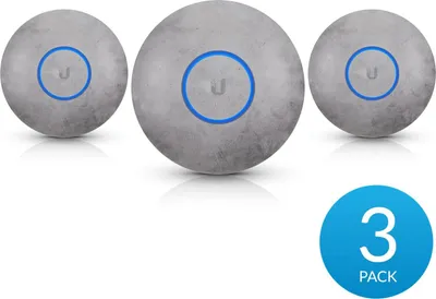 Produktbild von UniFi nanoHD Abdeckung Concrete, 3er Pack (grau, für Access Point nanoHD, U6 Lite, U6+)
