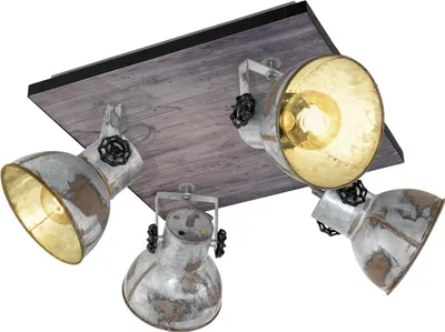 Produktbild von Eglo Deckenleuchte Lampe Barnstaple Industrielook 4 Flg Wohnzimmer Beleucht473