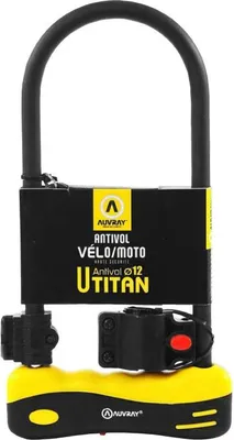 Image de Antivols U Auvray A3320 - ANTIVOL U VELO AUVRAY TITAN