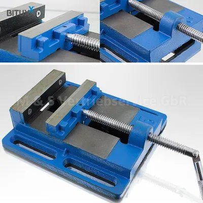 Produktbild von Bituxx Schraubstock 125mm Blau MS-15722