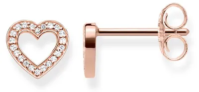 Produktbild von Thomas Sabo Ohrstecker Herzen Groß vergoldetes Silber H1945-416-14