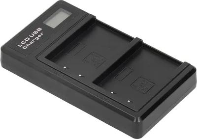 Obrázok produktu pre Prenosná nabíjačka batérií pre fotoaparát BLS5 USB Dual s LCD displejom