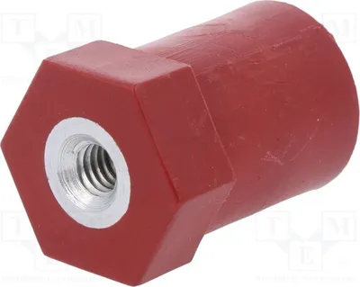 Produktbild von 1x Säulenisolator L: 25mm Ø: 20mm UBtrieb: 600V   Ubr: 15kV MIB2506D20 Stützisolat