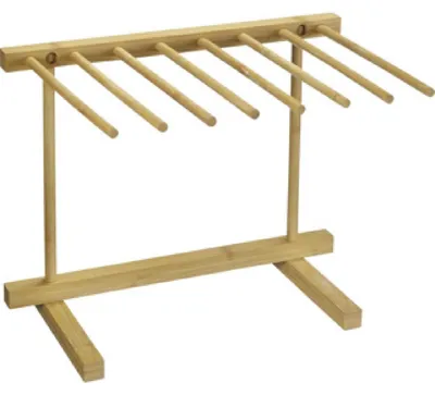 Produktbild von Westmark Nudeltrockner Leonardo – klappbarer Nudelständer zum Trocknen von selbstgemachter Pasta, nachhaltiger Pastatrockner mit Spezialbeschichtung – Bambus