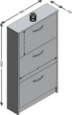 Produktbild von FMD furniture  Schuhkipper
