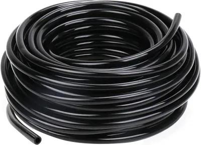 Bewässerungsschlauch 30 m, 4/7 mm, schwarz für Tropfbewässerung