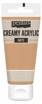 Obrázek produktu pro Krémová akrylová barva matná Pentart 60 ml - Orange