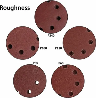 Produktbild von Schleifpapier Set 100 Stück, Für Exzenterschleifer Ø125 Mm Mit Grit 60–240 Für Profis Und Heimwerker