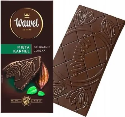 Obrázok produktu pre Wawel Wafelek Premium Słony Karmel 90 g