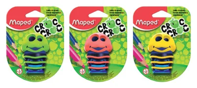 Produktbild von Maped 001700, Manueller Bleistiftspitzer, Blau, Violett, 95 mm, 48 mm, 125 mm, Sichtverpackung
