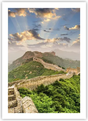 Produktbild von Poster - Poster ohne Rahmen - Wand Berg asiatisch china - 50x70 cm - Wand Bild - Wanddeko - Wandbilder - Kunstposter - Wandposter - Bilder - Kunstdruck - Wanddekoration - Wandbild - P2XPA50x70-3069