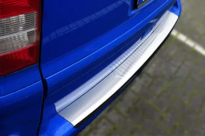 Zdjęcie produktu dla Matowa osłona zderzaka ze szczotkowanej stali nierdzewnej dla VW T5 | 2003-2015 | z fazowaniem