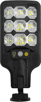Obrázok produktu pre 1X Záhradné solárne lampy pre vonkajšie pouličné lampy LED so solárnou energiou 3 režimy solárneho svetla so snímačom pohybu PIR, diaľkové ovládanie, vodotesné IP65