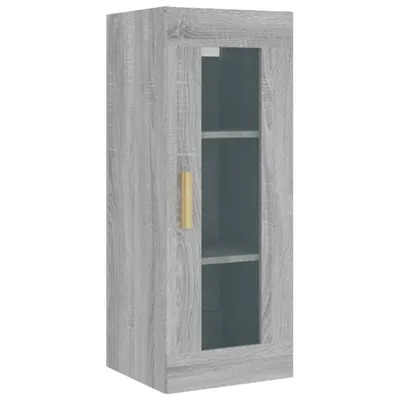 Produktbild von Hängeschrank Grau Sonoma 34,5x34x90 cm