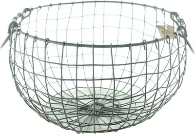 Produktbild von Esschert Design Bauchiger Drahtkorb Braun Ø 30 cm