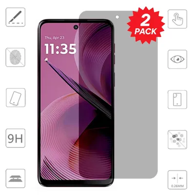 Obrázok produktu pre Pre Motorolu Moto G56 5G 2x 2,5D 0,26 mm Privacy 9H Tempered Glass Film