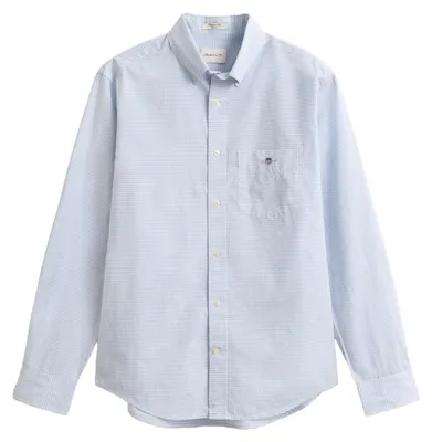 Image de Gant - Chemise pour homme, coupe ajustée GT20028 (L) (bleu clair)