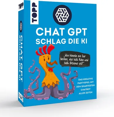 Zdjęcie produktu dla MVW Wildschütz GmbH ChatGPT  Schlag die KI Partyspiel