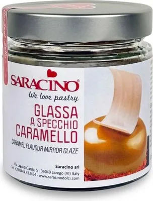 Produktbild von Karamell-Spiegelglasur 350g - Saracino