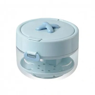 Produktbild von Retainer Box Blau aus ABS und PP mit Entferner Werkzeug und Bürste