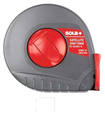 SOLA Stahlmaßband SATELLITE ST 30/B 30 m, Genauigkeitsklasse II