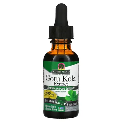 Produktbild von NATURE'S ANSWER Gotu Kola Extrakt - Gotu Kola Extrakt (30 ml)