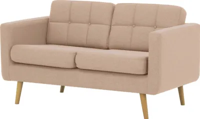 Produktbild von Triest 2-Sitzer Sofa in Samtstoff,