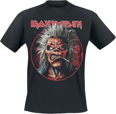 Produktbild von Iron Maiden T-Shirt Herren Portrait Eddie Circle schwarz S