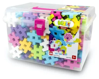 Image de Klocki Meli Maxi Pink Travel Box 230pcs