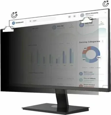 Zdjęcie produktu dla V7 PS215W9AM, 54,6 cm (21.5"), 16:9, Monitor, Bezramkowy filtr prywatności na wyswietlacz, Prywatność, 91 g