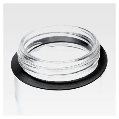 Produktbild von Ersatzglas Lampenschirm klar mit Dichtung, Gewindeglas Ø100mm / Gewinde 80mm H160mm 60W für Außenbereich