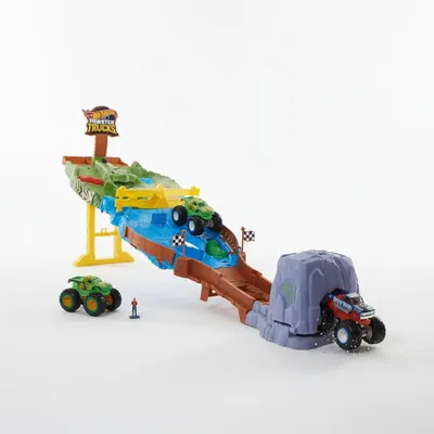 Zdjęcie produktu dla Hot Wheels Monster Trucks HJG32, Zestaw pojazdów i torów, 4 lat(a), Plastik, Metal