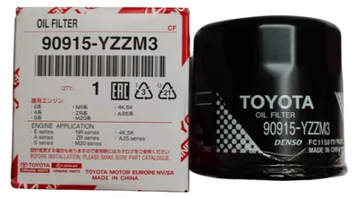 Image de TOYOTA Auris Avensis Corolla Aygo C-hr Original oil filter 90915-YZZM3 OE