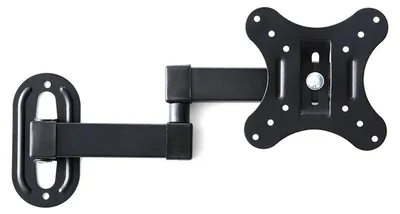 Image de Support mural universel pour téléviseur, rétractable, avec une forte capacité de charge, inclinaison et rotation, pour téléviseurs de 14 à 27 pouces