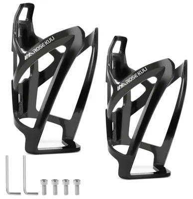 Produktbild von Flaschenhalter Fahrrad 2er Pack Getränkehalter für MTB Rennräder Schwarz